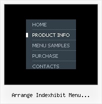 Arrange Indexhibit Menu Horizontally Expandable Create Dhtml Menu