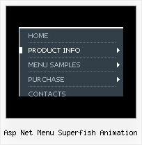 Asp Net Menu Superfish Animation Dhtml Side Menus