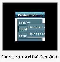Asp Net Menu Vertical Item Space Menu Codes