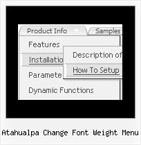 Atahualpa Change Font Weight Menu Menu Tabs Vertical