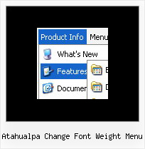 Atahualpa Change Font Weight Menu Menus Using Javascripts