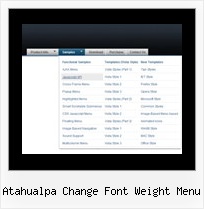 Atahualpa Change Font Weight Menu Tab Menus With Submenu Web