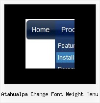 Atahualpa Change Font Weight Menu Navigation Bar Examples