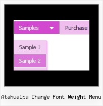 Atahualpa Change Font Weight Menu Vertical Mouse Over Menu