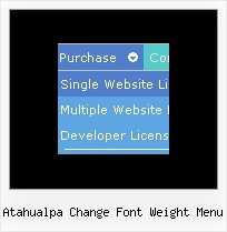 Atahualpa Change Font Weight Menu Mouse Over Menu On Frame Page