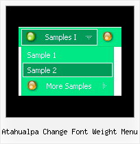 Atahualpa Change Font Weight Menu Menu Frames