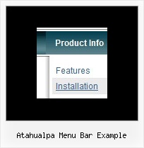 Atahualpa Menu Bar Example Drop Down Menu Xml