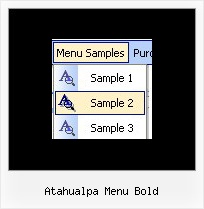 Atahualpa Menu Bold Html Menu