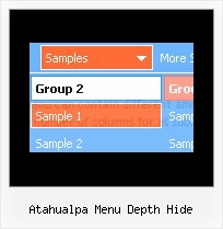 Atahualpa Menu Depth Hide Javascript Menu List