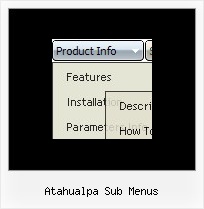 Atahualpa Sub Menus How To Create A Sub Menu On A Drop Down Menu In Html