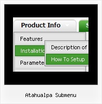 Atahualpa Submenu Menu Cascade Html