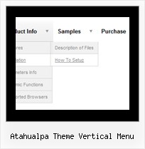 Atahualpa Theme Vertical Menu Javascript Menu Office Style