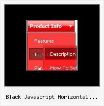 Black Javascript Horizontal Dropdown Menu Netscape Float Dhtml Horizontal Menu