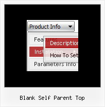 Blank Self Parent Top Sliding Menus In Html