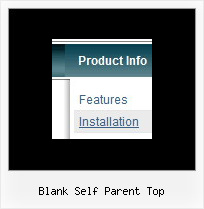 Blank Self Parent Top Vertical Menu Software