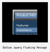 Bottom Jquery Floating Message Create Dropdown Menu With Javascript