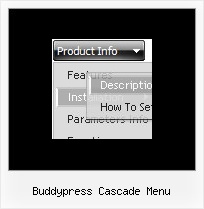 Buddypress Cascade Menu Vertical Sliding Menus