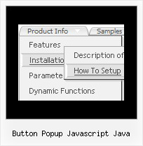 Button Popup Javascript Java Dynamic Navigation Menu