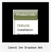 Cannot See Dropdown Web Javascript Pull Down Menu In Frames