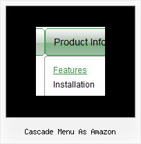 Cascade Menu As Amazon Navigation Menue Generator