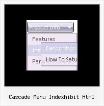 Cascade Menu Indexhibit Html Dhtml Menu Drop