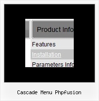 Cascade Menu Phpfusion Cool Dhtml Drop Down Menus