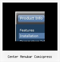 Center Menubar Comicpress Floating Dhtml Menu