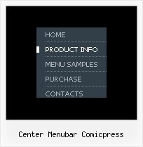 Center Menubar Comicpress Javascript Ejemplos De Menu