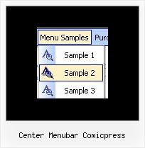 Center Menubar Comicpress Dhtml Examples Right Click