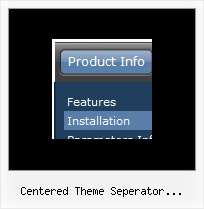 Centered Theme Seperator Indexhibit Javascript Explorer Style Menu