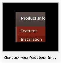 Changing Menu Positions In Interspire Dynamic Menu