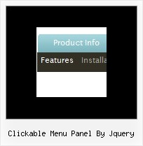 Clickable Menu Panel By Jquery Javascript Vertical Drop Down Menu