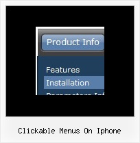 Clickable Menus On Iphone How To Create Horizontal Pop Up Menus
