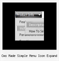 Cms Made Simple Menu Icon Expand Css Menu Generator