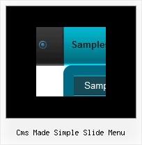 Cms Made Simple Slide Menu Example For Pop Up Menus