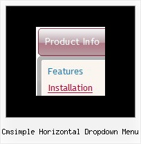 Cmsimple Horizontal Dropdown Menu Drop Down Menu For Frames