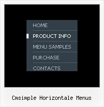 Cmsimple Horizontale Menus Tree Menu Sample