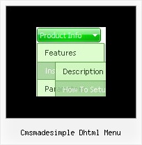 Cmsmadesimple Dhtml Menu Creating Menu Using Javascript