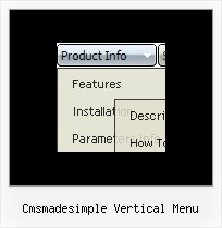 Cmsmadesimple Vertical Menu Javascript Dropdown Fade Menu