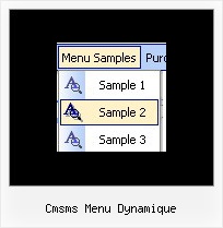 Cmsms Menu Dynamique Mouseover Drop Menu