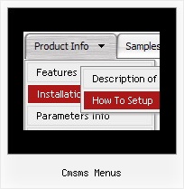 Cmsms Menus Web Sample Buttons