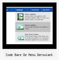 Code Bare De Menu Deroulant Creating Dhtml Menu With Submenu