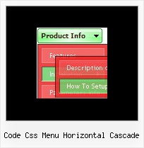 Code Css Menu Horizontal Cascade Sliding Frame Dhtml