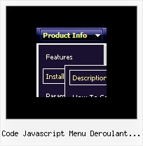 Code Javascript Menu Deroulant Accordeons Horizontal Simple Menu