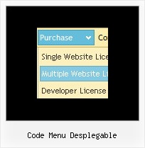 Code Menu Desplegable Menu Desplegable En Java Script