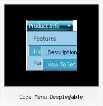 Code Menu Desplegable Menu Para Sites