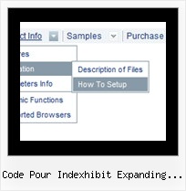 Code Pour Indexhibit Expanding Menu Css Dropdown Menu