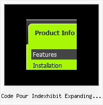 Code Pour Indexhibit Expanding Menu Webmenu Design