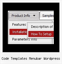 Code Templates Menubar Wordpress Css Drop Menu Table