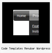 Code Templates Menubar Wordpress Tutorial Dhtml Menu